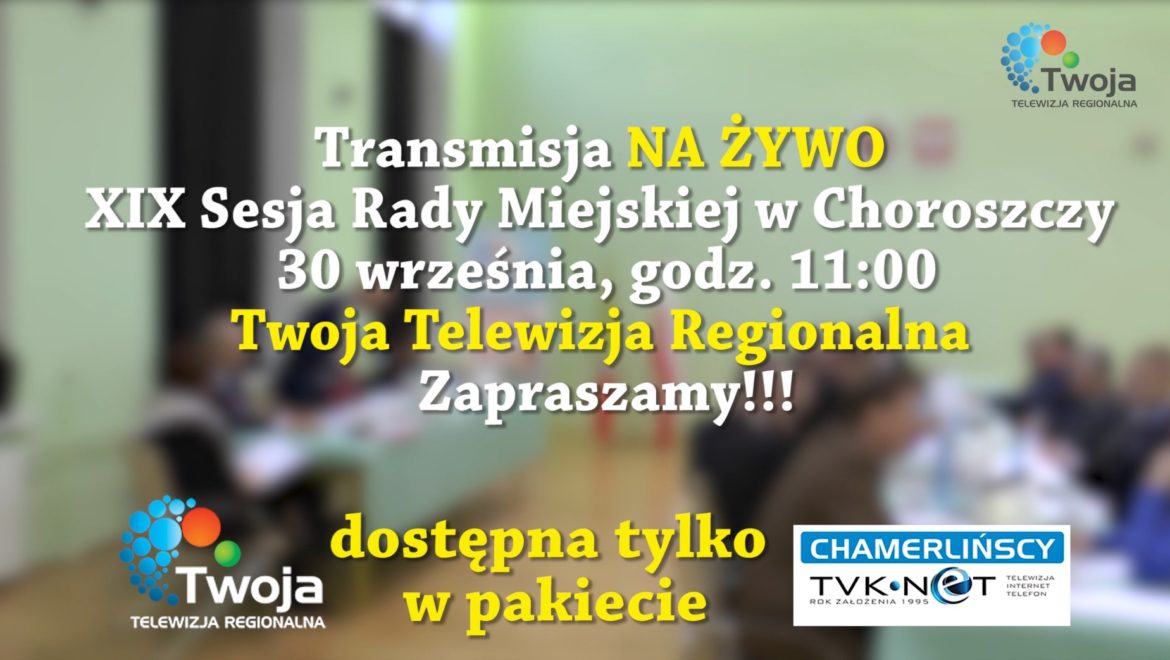 Już dziś XIX sesja Rady Miejskiej w Choroszczy.