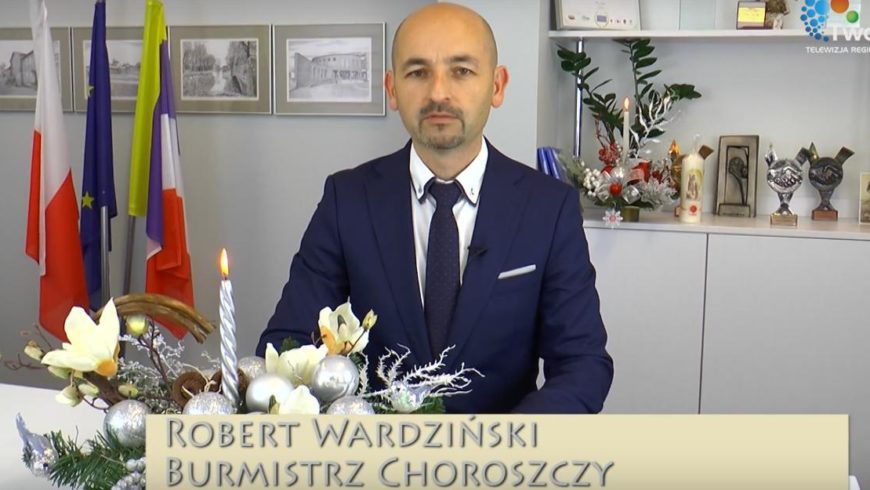Świąteczne życzenia burmistrza Choroszczy [VIDEO]