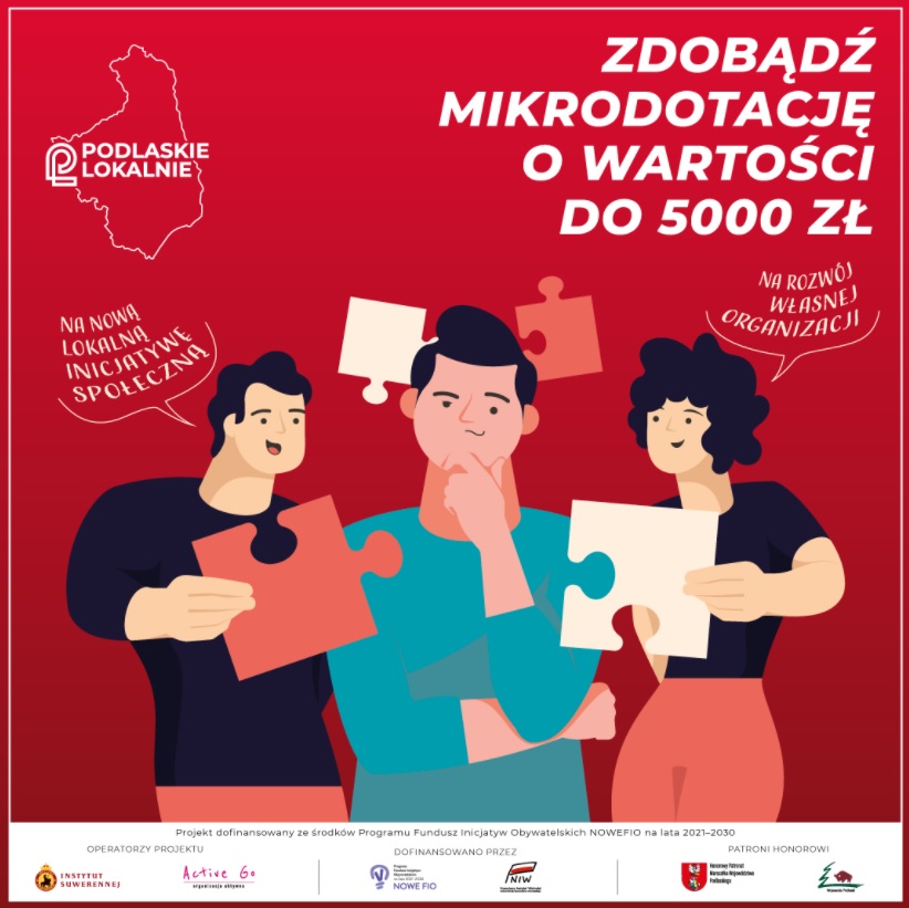 Mikrodotacje do 5000 zł na wsparcie lokalnej inicjatywy