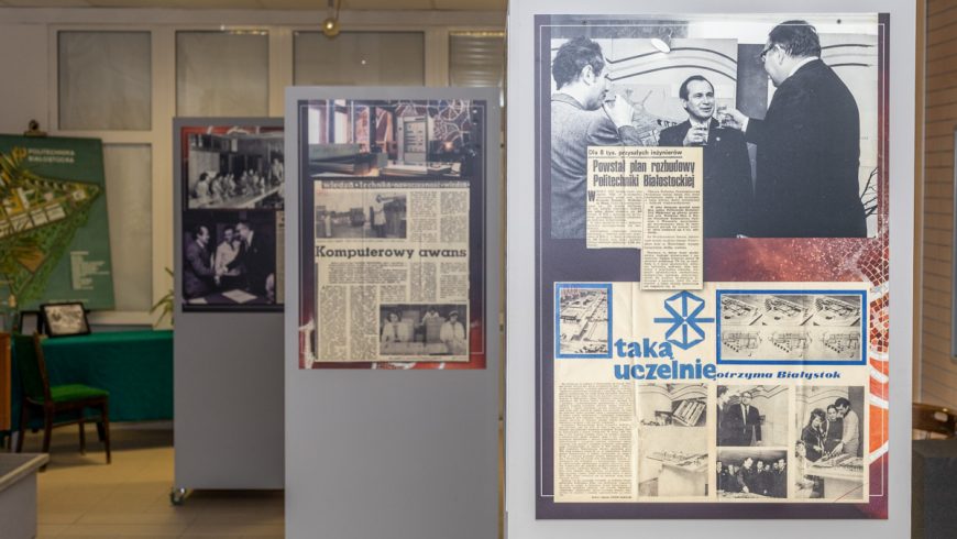 Centrum Historii Politechniki Białostockiej otworzyło wystawę „Marzy mi się uczelnia XXI wieku” – prof. Tadeusz Bełdowski