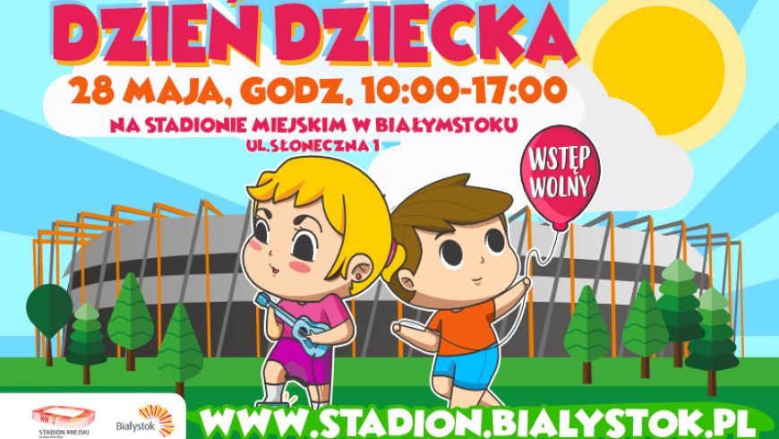 Stadion Miejski zaprasza na atrakcje z okazji Dnia Dziecka.