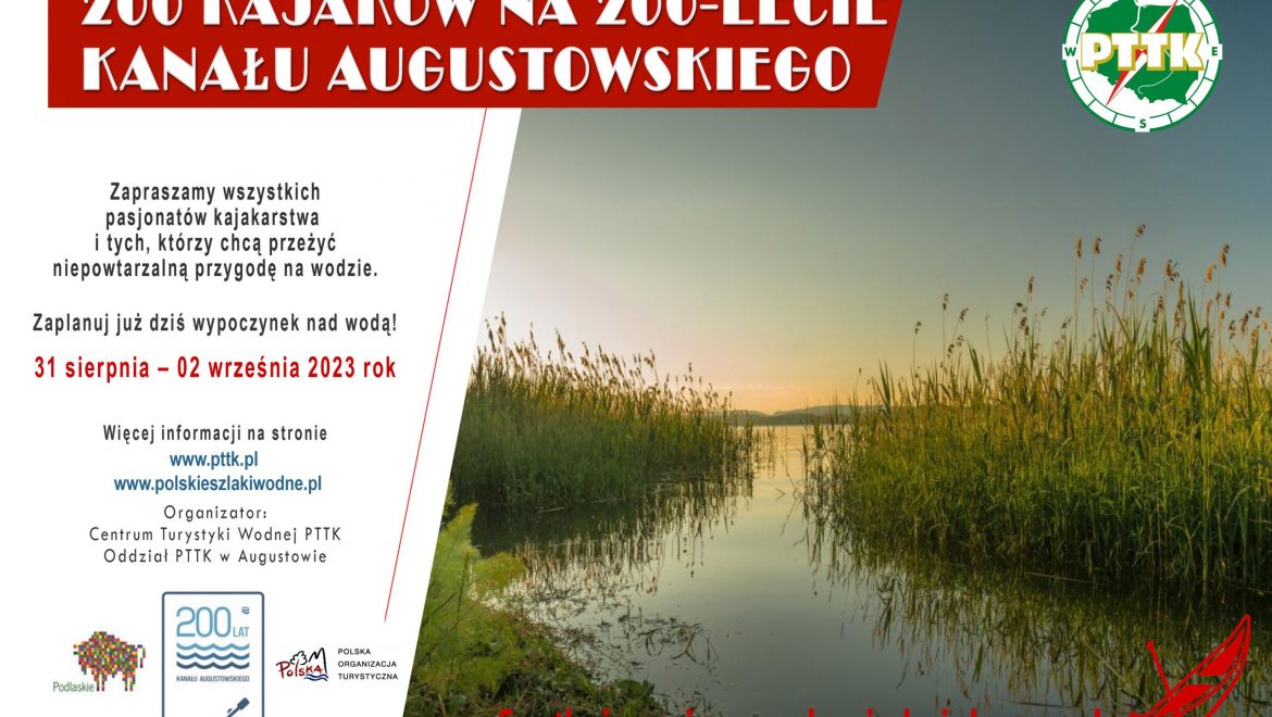 200 kajaków na 200-lecie kanału Augustowskiego