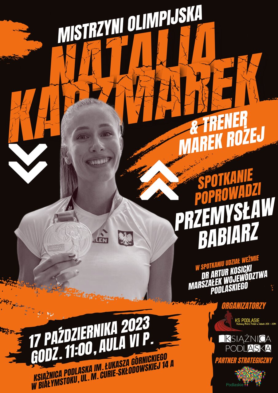 Sportowe przedpołudnie w Książnicy Podlaskiej – spotkanie z Natalią Kaczmarek