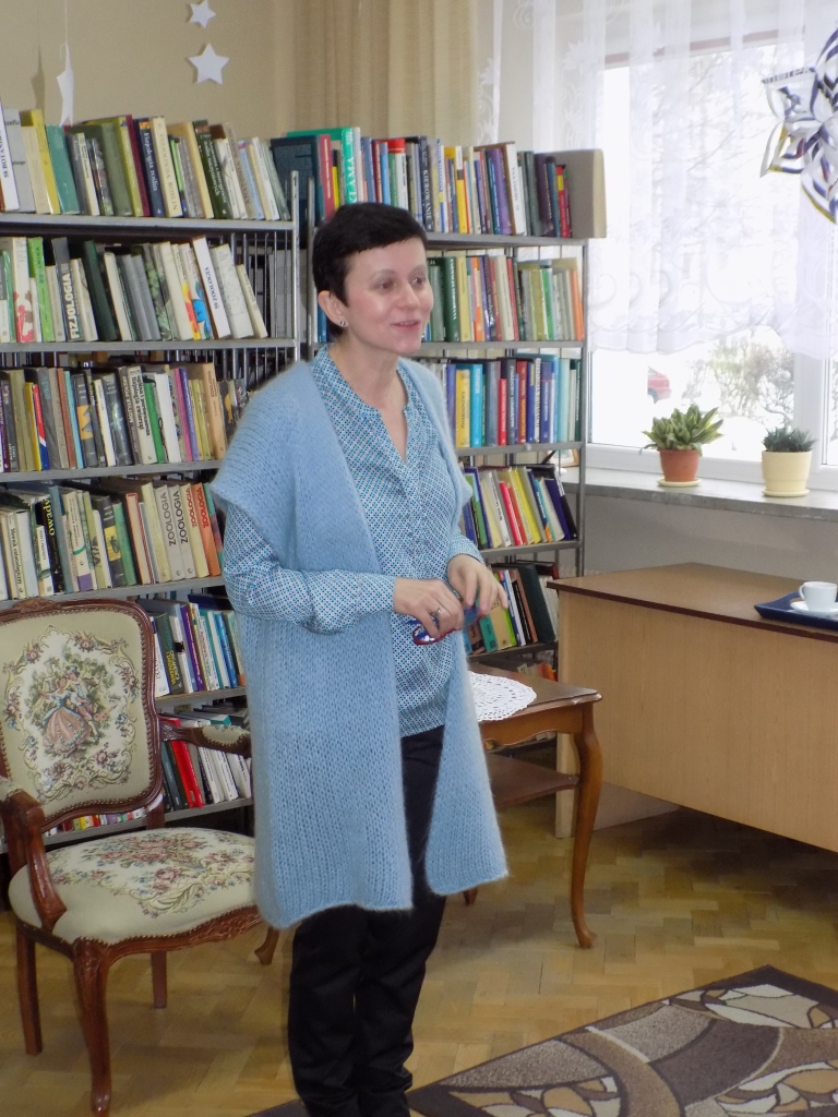 Dr hab. Anna Janicka w Bibliotece Publicznej w Sokółce
