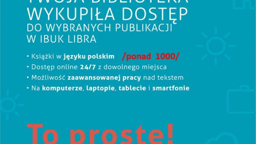 Nowe e-booki dostępne w Bibliotece w Sokółce!