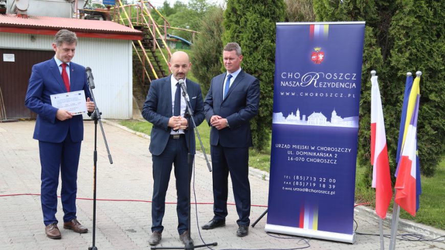 Gmina Choroszcz z pokaźnym wsparciem na modernizację sieci wodno-kanalizacyjnej. Potwierdzi to Wicemarszałek Żywno