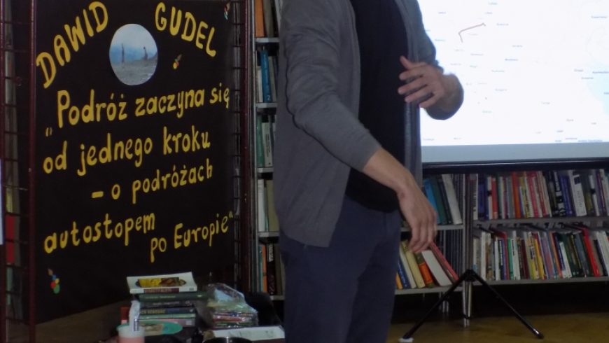 Podróżnik odwiedził Bibliotekę Publiczną w Sokółce