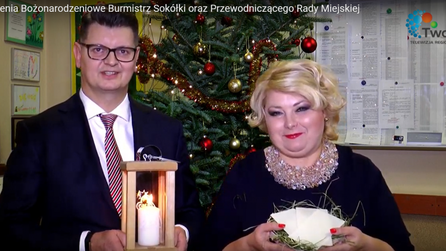 Życzenia świąteczne burmistrz Sokółki