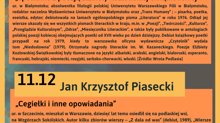 Grudzień w Książnicy Podlaskiej w Białymstoku