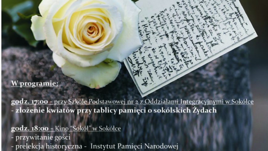 Międzynarodowy Dzień Pamięci Ofiar Holocaustu w Sokółce