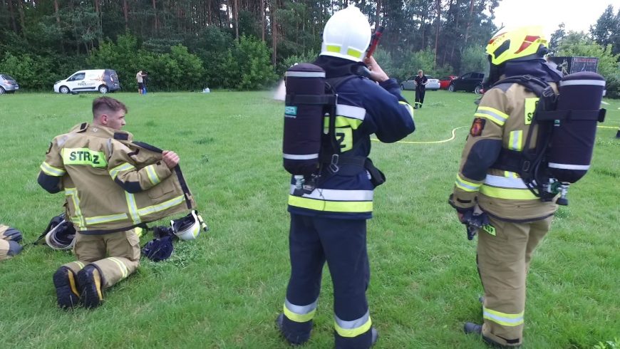 Szkolenie strażaków w OSP Pogorzałki ( VIDEO )
