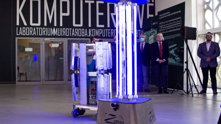 Robot UV stworzony przez pracowników Politechniki Białostockiej