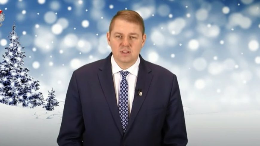 Życzenia Bożonarodzeniowe Wójta Dobrzyniewa Dużego Wojciecha Cybulskiego