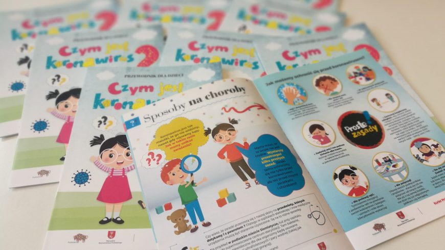 Przewodnik dla dzieci „Czym jest koronawirus?” trafi do małych Czytelników Książnicy Podlaskiej
