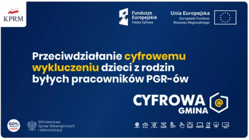 Gmina Wasilków ogłasza nabór do konkursu na granty PPGR – wsparcie dzieci z rodzin popegeerowskich w rozwoju cyfrowym