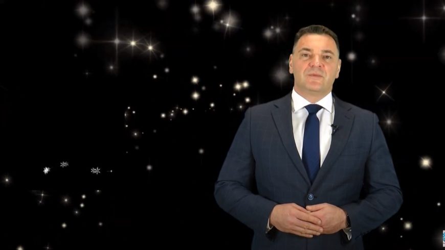 Życzenia Bożonarodzeniowe Burmistrza Siemiatycz Piotra Siniakowicza 2021