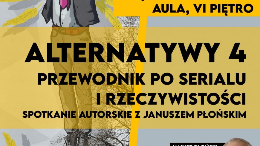 Spotkanie z współautorem serialu Alternatywy 4 – Januszem Płońskim w Książnicy Podlaskiej