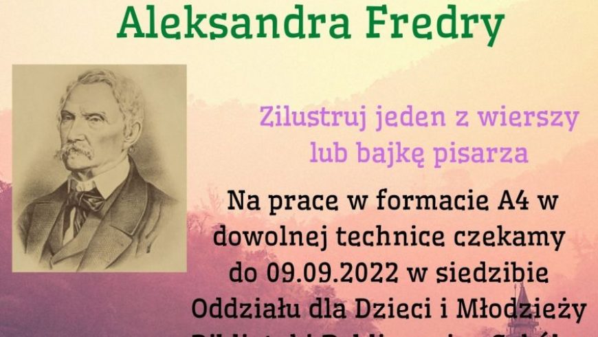 Konkurs plastyczny „W świecie bajek i wierszy Aleksandra Fredry”
