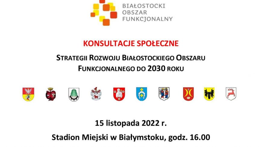 Konsultacje społeczne projektu Strategii Rozwoju BOF do 2030 r.