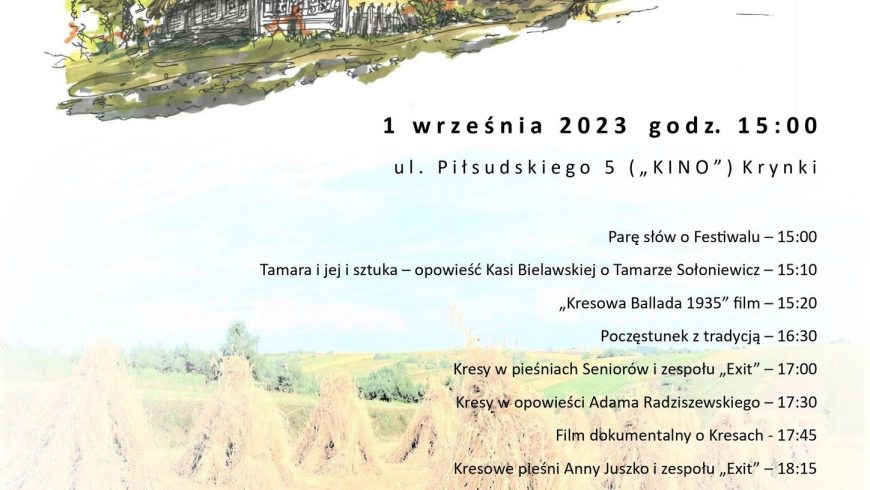 Festiwal „Kryńskie Ballady Kresowe” – 1 września