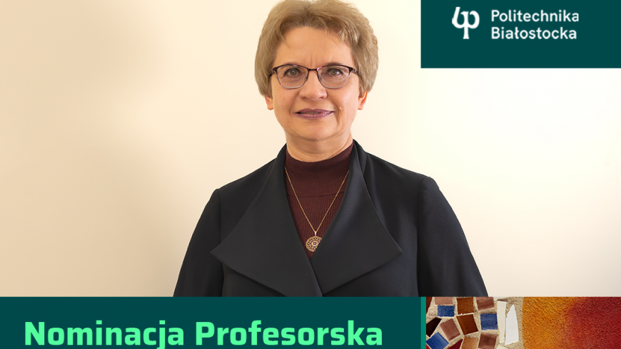 Nominacja profesorska dla dr hab. Joanny Olbryś, prof. PB z Wydziału Informatyki Politechniki Białostockiej!
