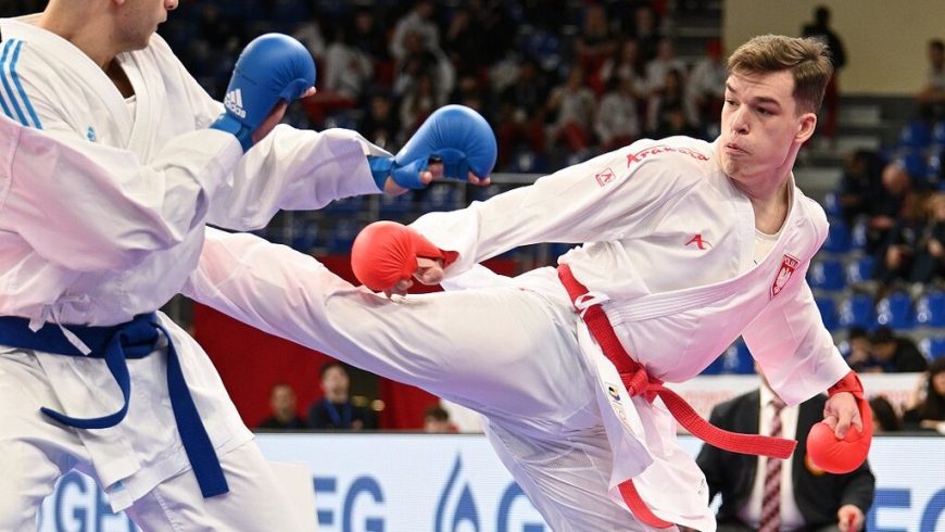 Paweł Kiryluk z Białostockiego Klubu Karate brązowym medalistą mistrzostw Europy