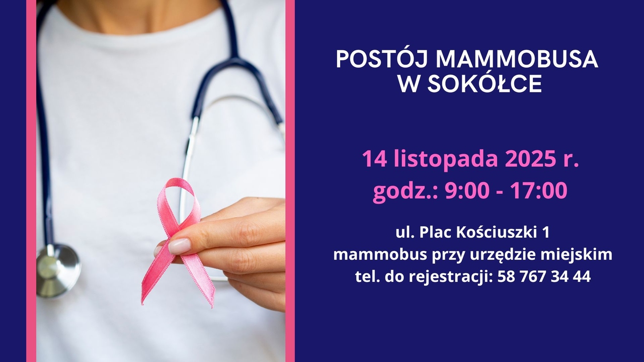 W listopadzie mammobus zaparkuje w Sokółce!