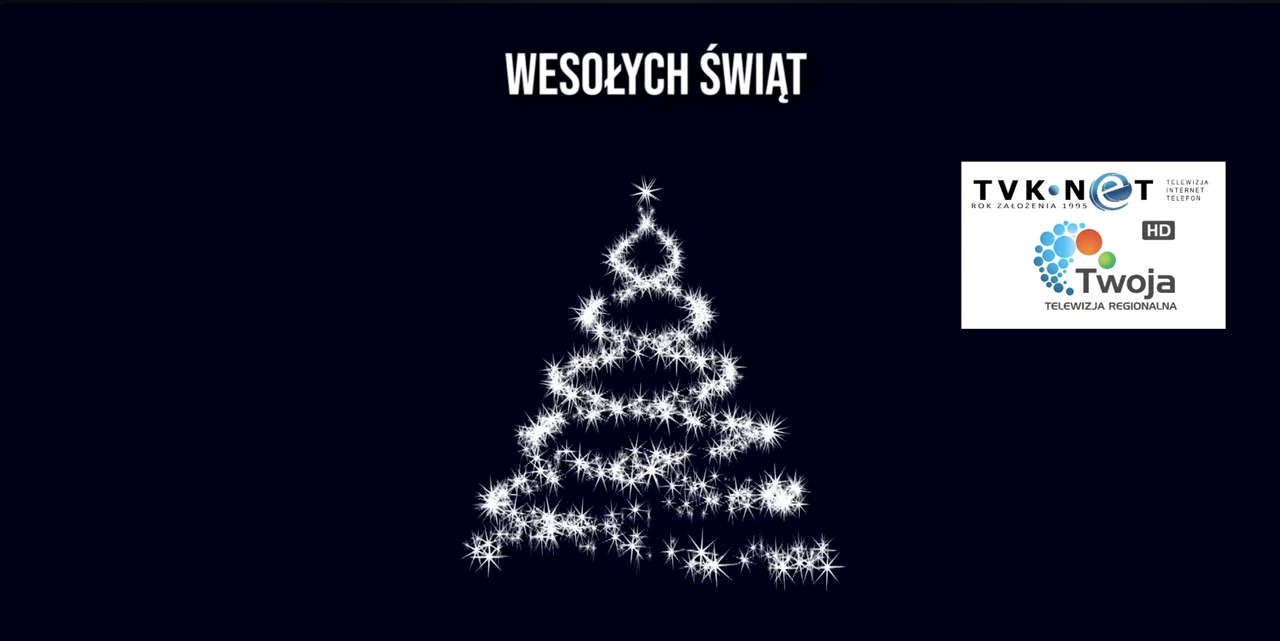 Życzenia Bożonarodzeniowe firmy TVK-NET oraz Twojej Telewizji Regionalnej