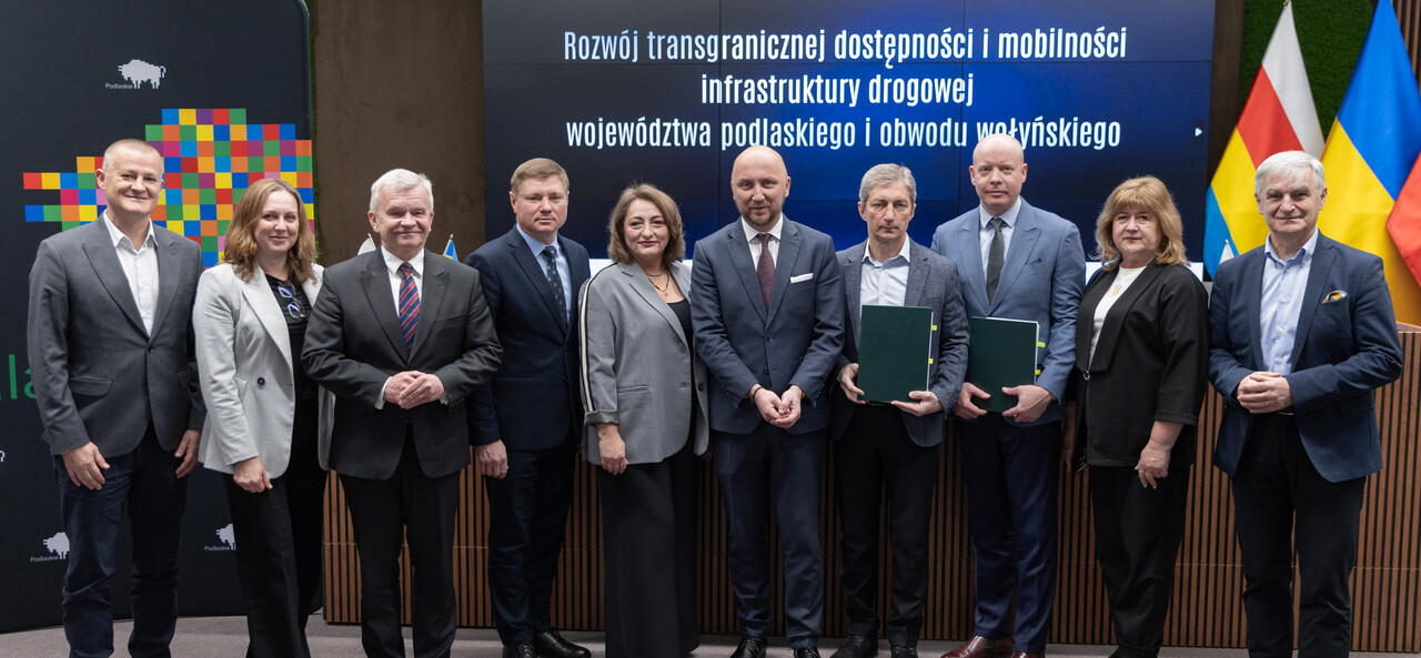 Podlaskie i Wołyń łączą siły. Nowa umowa partnerska w sprawie rozwoju infrastruktury drogowej
