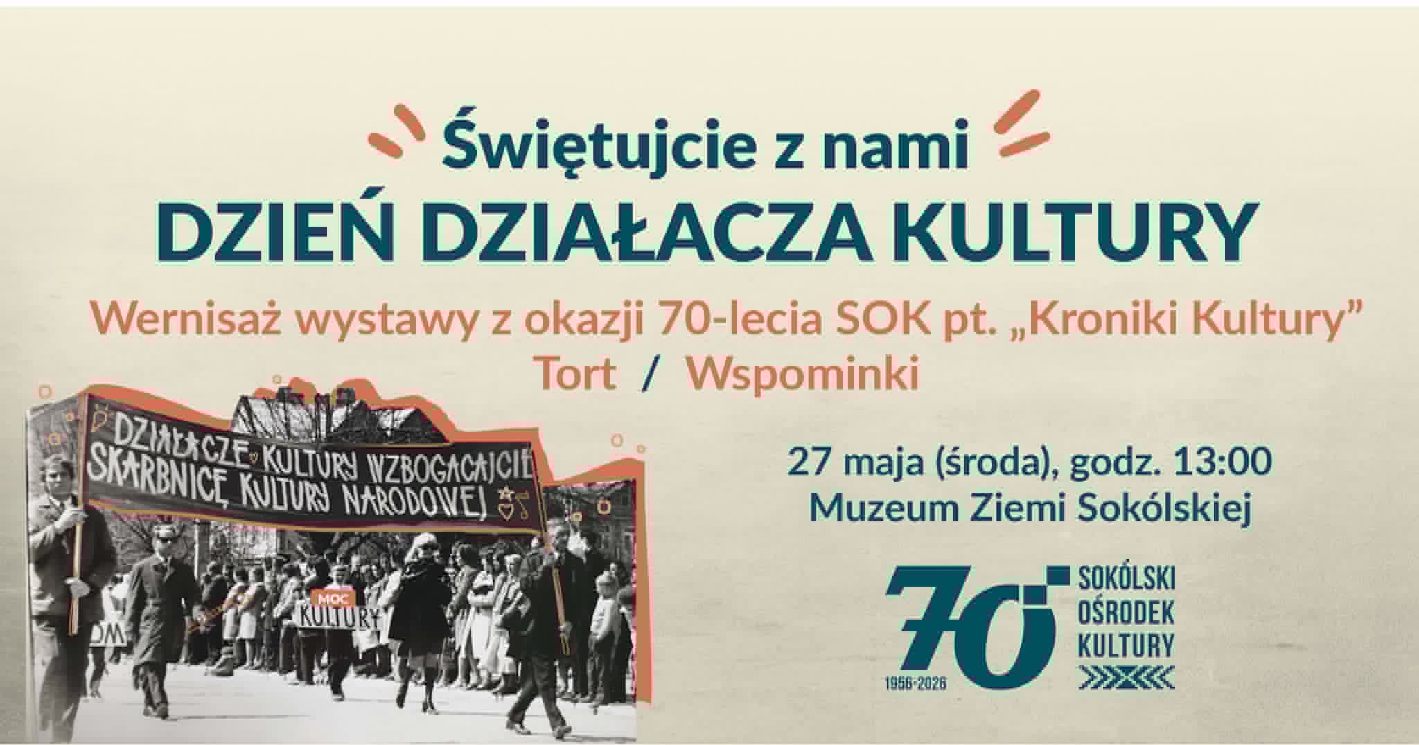 Świętuj z SOK-iem Dzień Działacza Kultury w jubileuszowym roku!